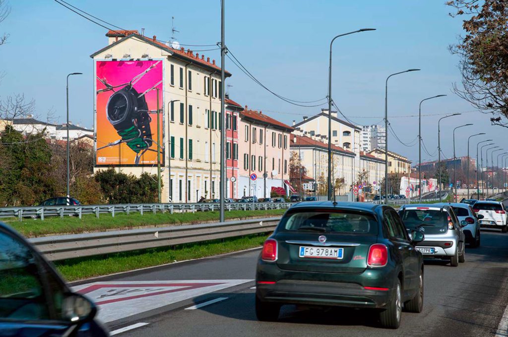 Propaganda campaign, Naviglio, Milan 