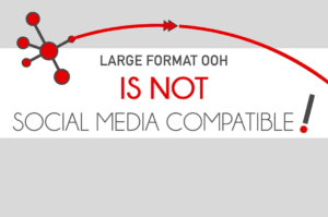 large format ooh and social media