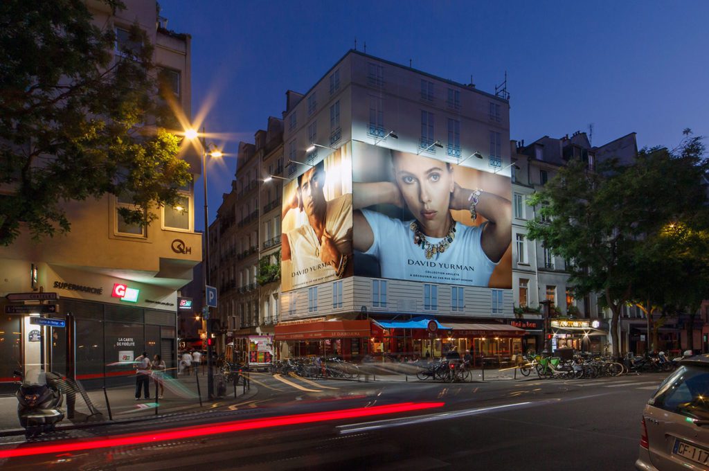 David Yurman event banner in Paris