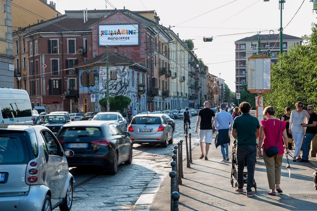 Campagne publicitaire Mondoffice à Milan
