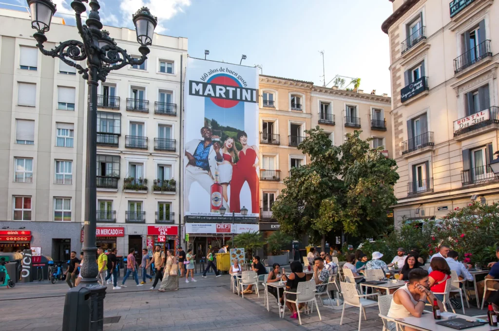 Spectacular communication for Martini in Madrid, Spain