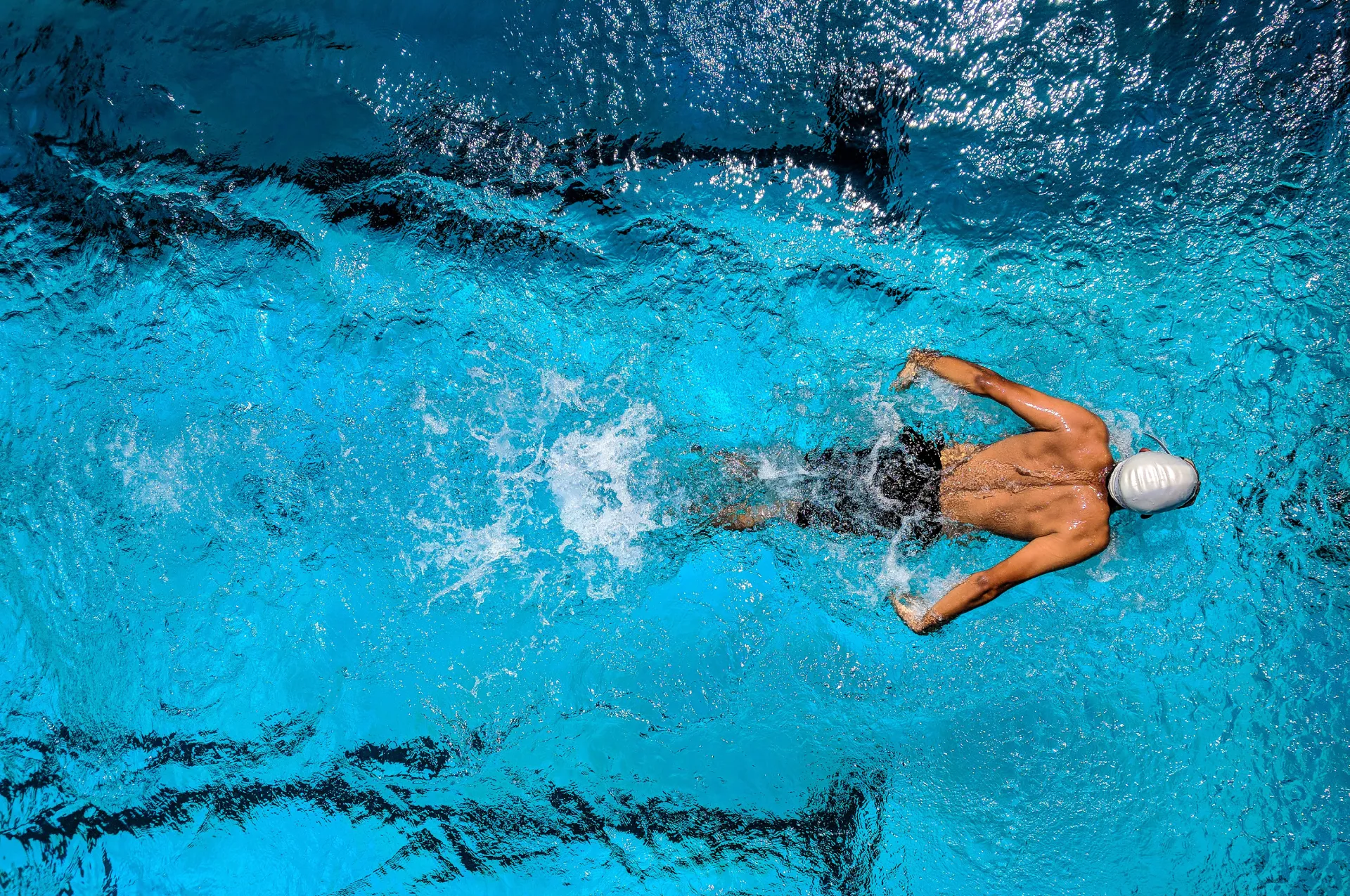 communiquer lors des JO 2024: photo d'illustration natation