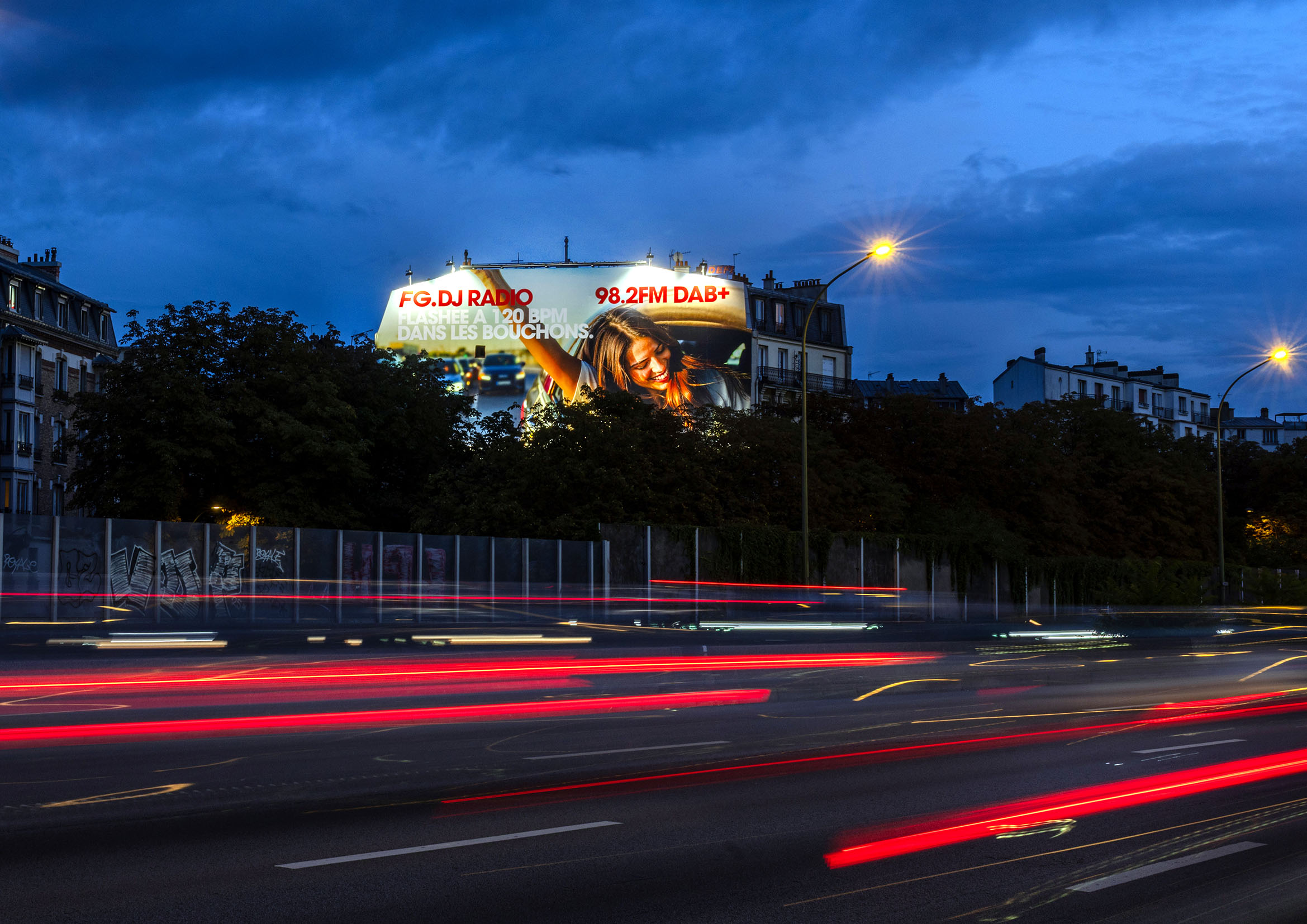 Nouvelle toile pour FG Radio à St Mandé