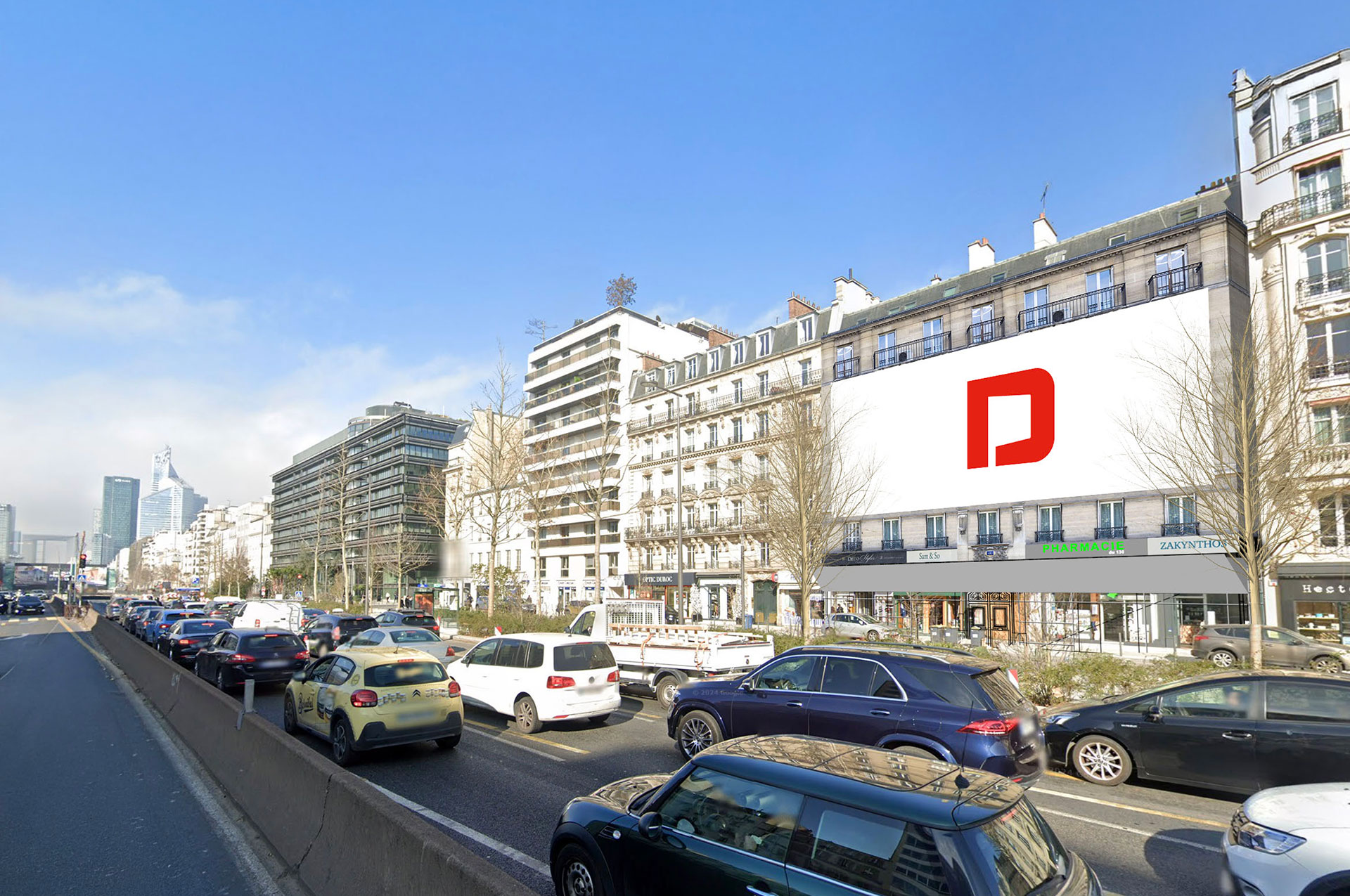 Vue de jour direction La Défense