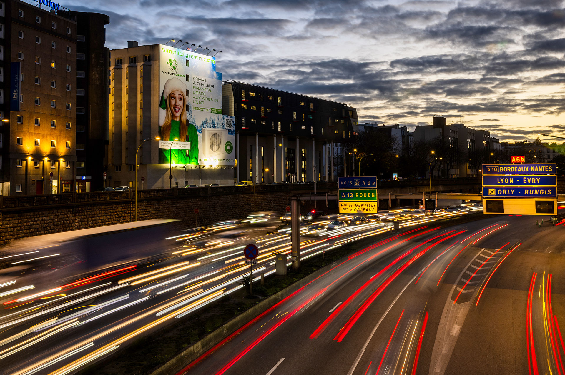 Nouvelle toile pour Simplicigreen sur le boulevard périphérique Sud parisien
